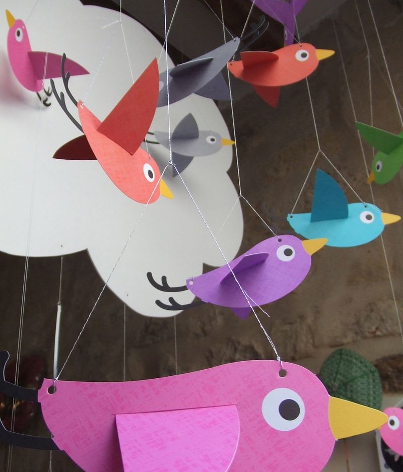 Oiseaux à suspendre FIFI!