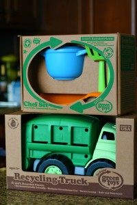 Grenn toys camions bennes