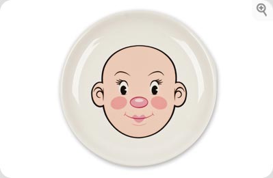 Miss food face plate