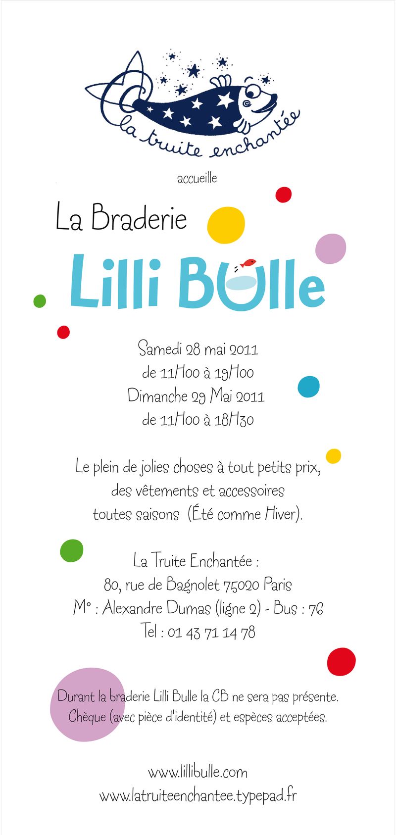 Braderie Lilli Bulle Mai 2011