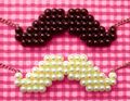 Asp mustache necklace